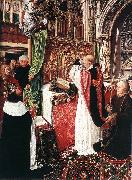 MASTER of Saint Gilles The Mass of St Gilles oil painting artist
